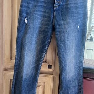 LOFT Women's Blue Ankle Jeans